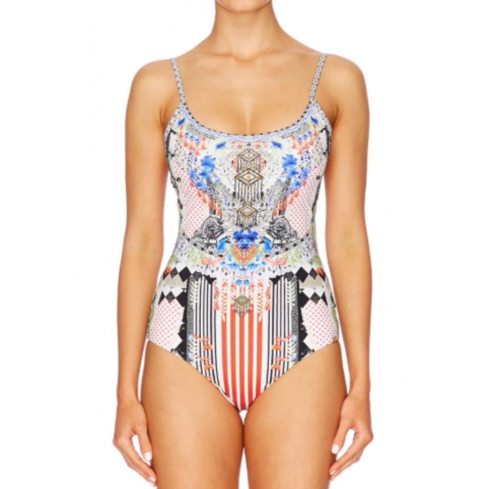 Camilla Meet Me Here Round Neck One Piece - NWT